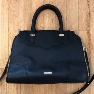 Rebecca Minkoff Saffiano Leather Black Purse